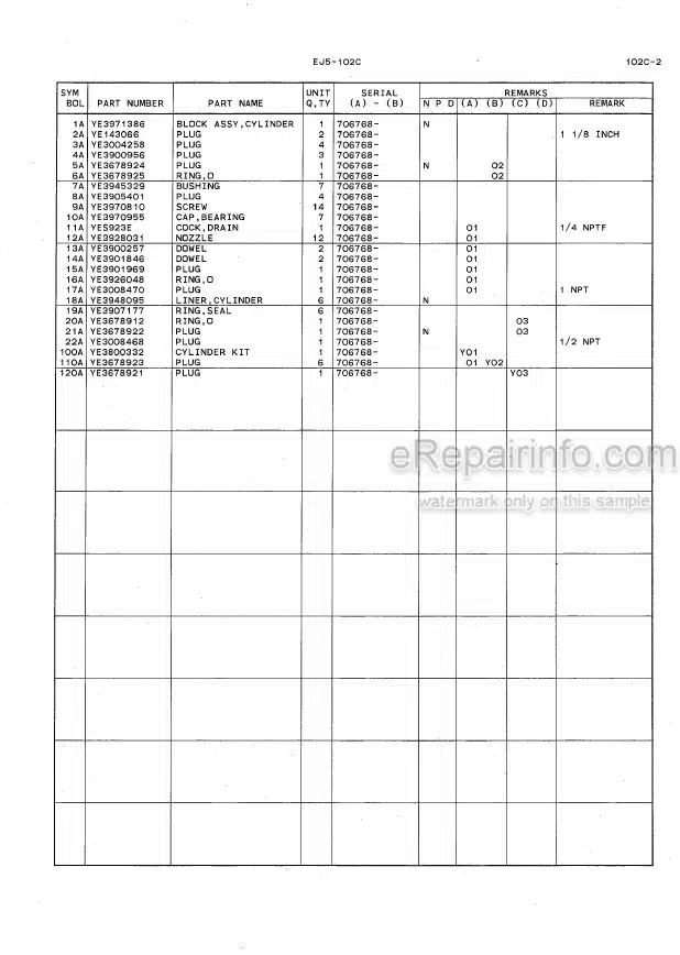 Photo 5 - Kawasaki Cummins 6CTAA8.3 Parts Catalog Engine 93309-00122