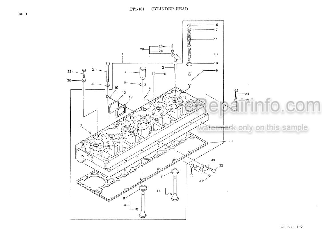 Photo 10 - Kawasaki Cummins LT10-C Parts Catalog Engine P08605-0