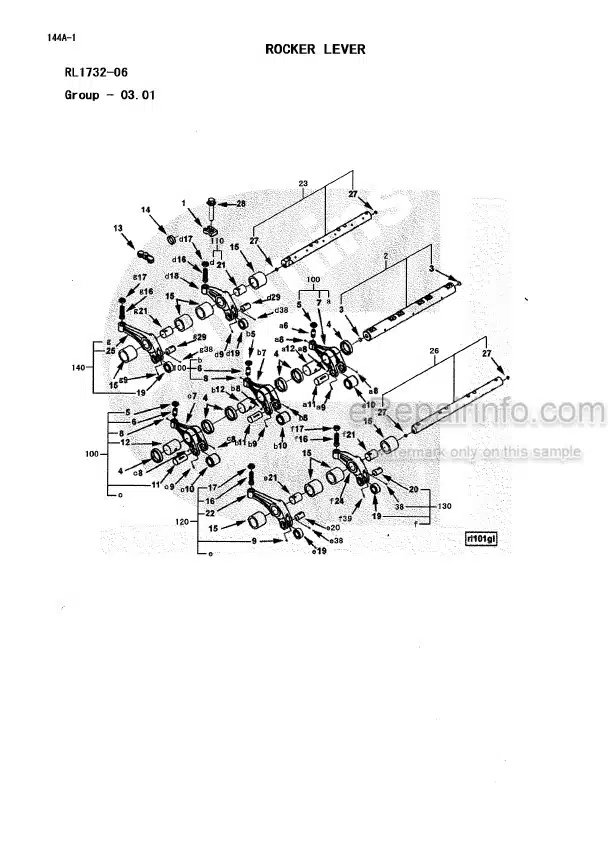 Photo 1 - Kawasaki Cummins QSX15 Parts Catalog Engine 93315-00312