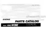 Photo 4 - Kawasaki Hino W06E Parts Catalog Engine AAAP16105-2