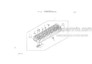 Photo 2 - Kawasaki Hino W06E Parts Catalog Engine AAAP16105-2