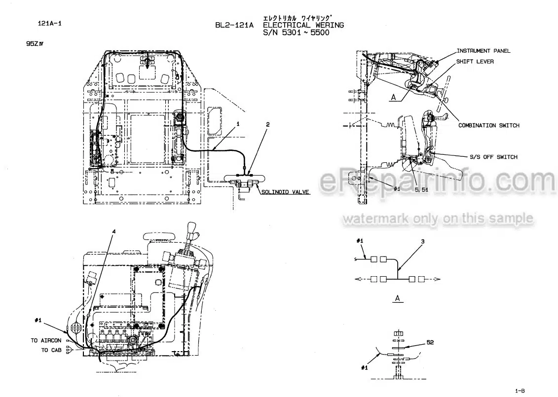 Photo 3 - Kawasaki Parts Catalog K-Lever Steering For 90ZIV 90ZIV-2 115ZIV 115ZIV-2 Wheel Loader 93300-00013