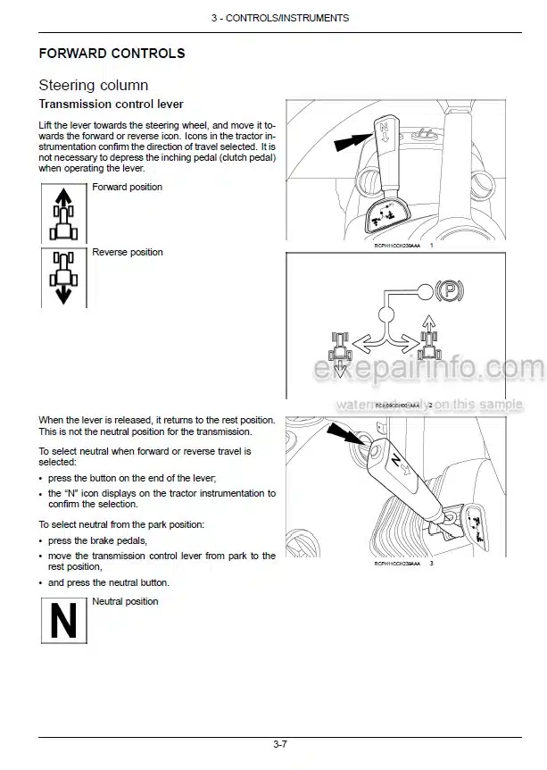 Photo 6 - New Holland T8.295 T8.325 T8.355 T8.385 Operators Manual Tractor 51476244