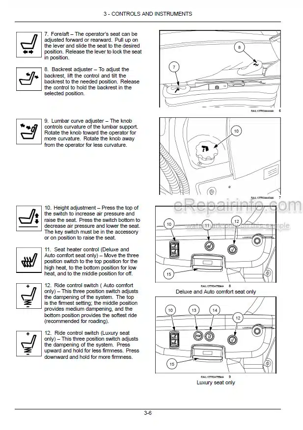 Photo 1 - New Holland T8.320 T8.350 T8.380 T8.410 T8.435 T8.380 SmartTrax T8.410 SmartTrax T8.435 SmartTrax Operators Manual Tractor PIN ZHRE04001 and above