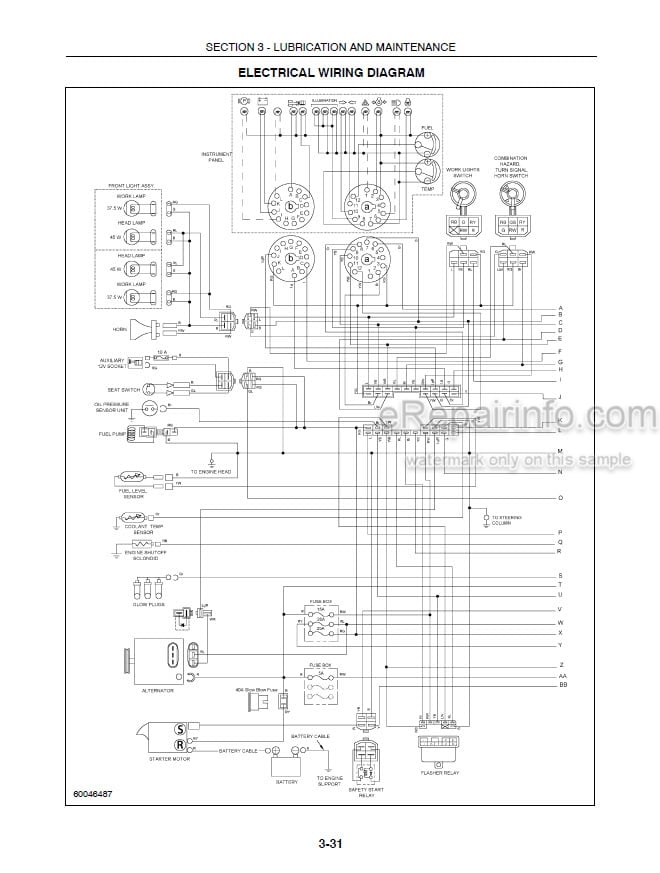 Photo 5 - New Holland T1010 T1030 230GM Operators Manual Mower 87722409