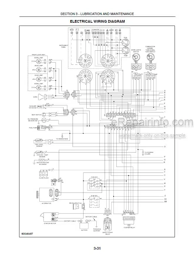 Photo 5 - New Holland T1010 T1030 230GM Operators Manual Mower 87722409