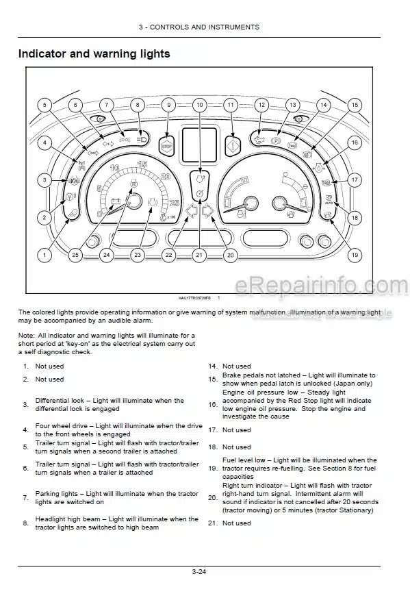 Photo 5 - New Holland T1254B T1404B Operators Manual Tractor