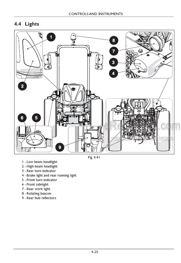 Photo 5 - New Holland T14.70 T14.80 T14.90 T14.100 Operators Manual Tractor 51427761