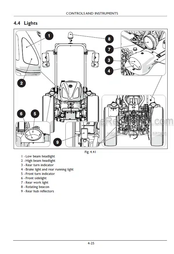 Photo 5 - New Holland T14.70 T14.80 T14.90 T14.100 Operators Manual Tractor 51427761