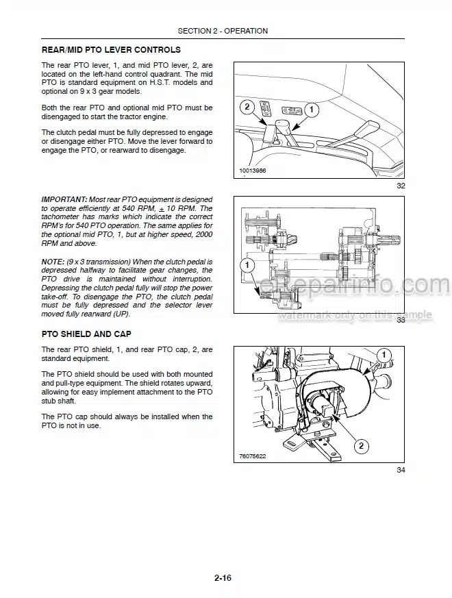 Photo 6 - New Holland T8.275 T8.300 T8.330 T8.360 T8.390 Operators Manual Tractor