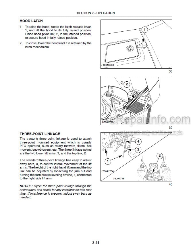 Photo 7 - New Holland T8.295 T8.325 T8.355 T8.385 Operators Manual Tractor 51476244