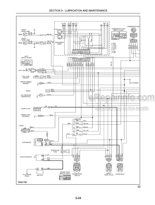 Photo 4 - New Holland T1530 Operators Manual Tractor 84244199