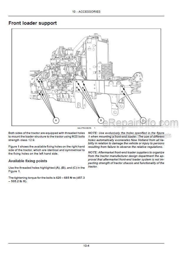 Photo 5 - New Holland T1804 T2104 Operators Manual Tractor 51426104