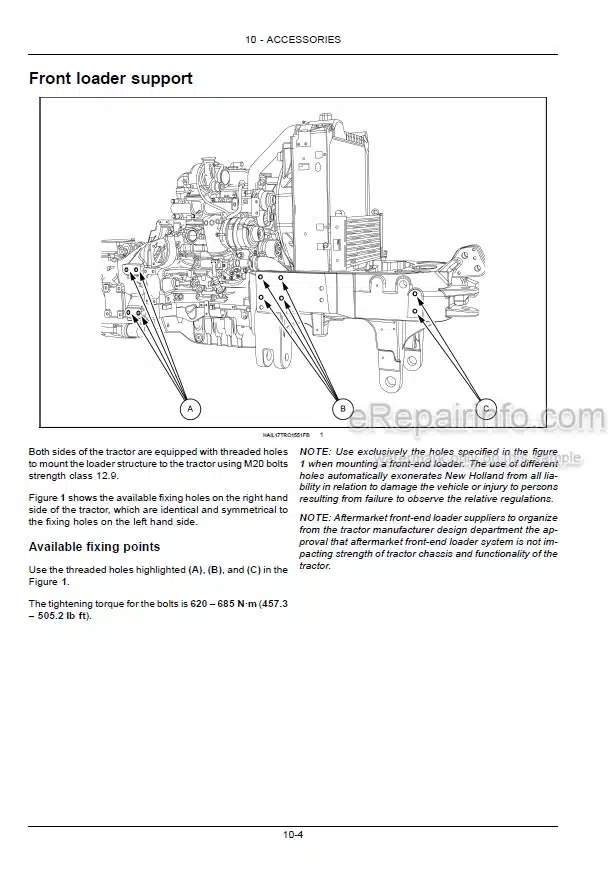 Photo 5 - New Holland T1804 T2104 Operators Manual Tractor 51426104
