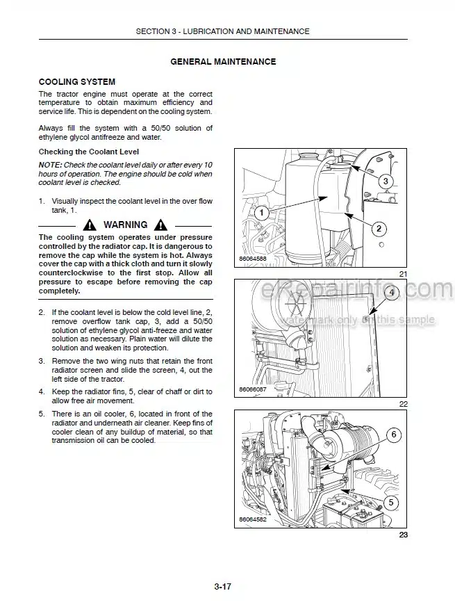 Photo 1 - New Holland T2410 T2420 Operators Manual Tractor
