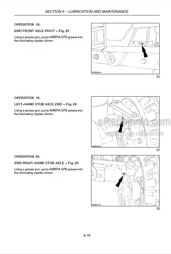 Photo 1 - New Holland T4020V T4030V T4040V T4050V Operators Manual Tractor 47374840