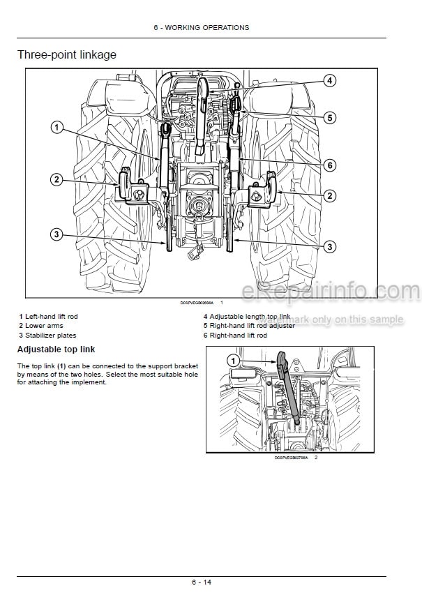 Photo 5 - New Holland T4020V T4030V T4040V T4050V T4060V Operators Manual Tractor