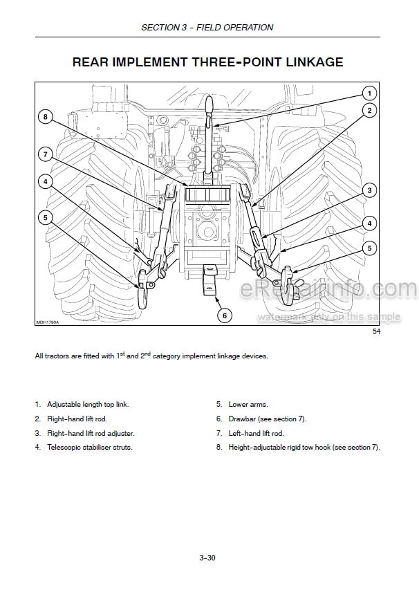 Photo 5 - New Holland T4020 T4030 T4040 T4050 Deluxe Supersteer Operators Manual Tractor