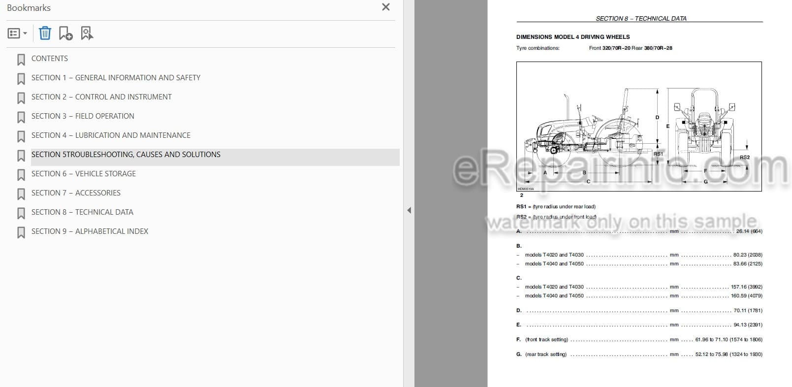 Photo 3 - New Holland T4020 T4030 T4040 T4050 Operators Manual Tractor