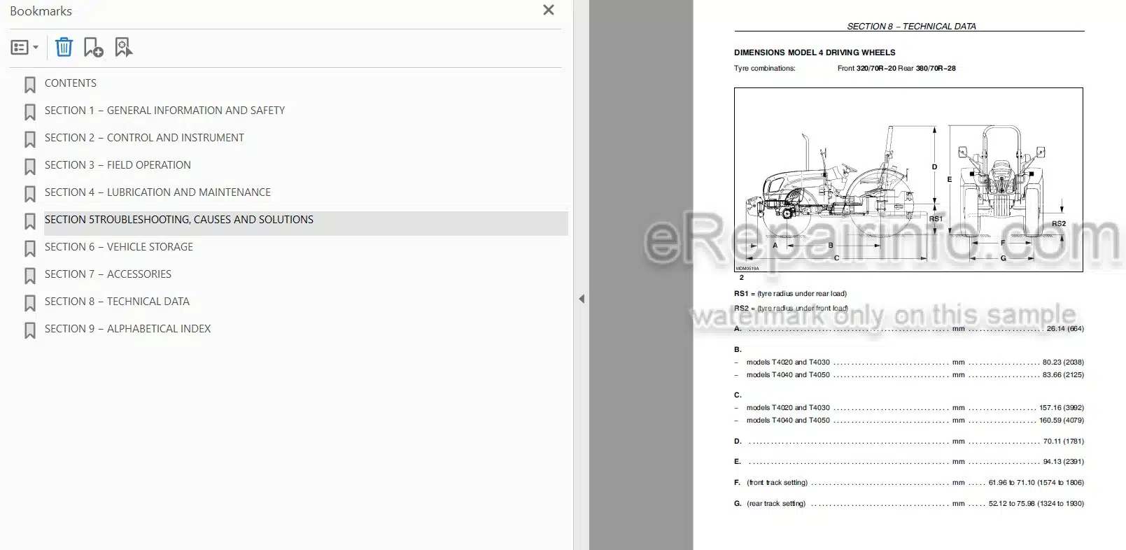 Photo 3 - New Holland T4020 T4030 T4040 T4050 Operators Manual Tractor