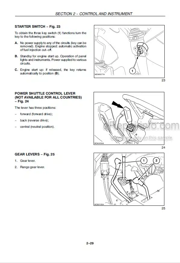 Photo 3 - New Holland T4020 T4030 T4040 T4050 Operators Manual Tractor ZCJA12001