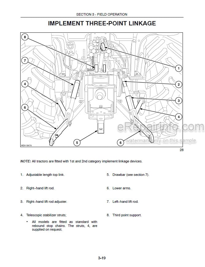 Photo 5 - New Holland T4020 T4030 T4040 T4050 Standard Operators Manual Tractor 84131283