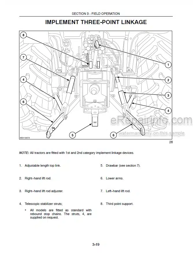 Photo 5 - New Holland T4020 T4030 T4040 T4050 Standard Operators Manual Tractor 84131283