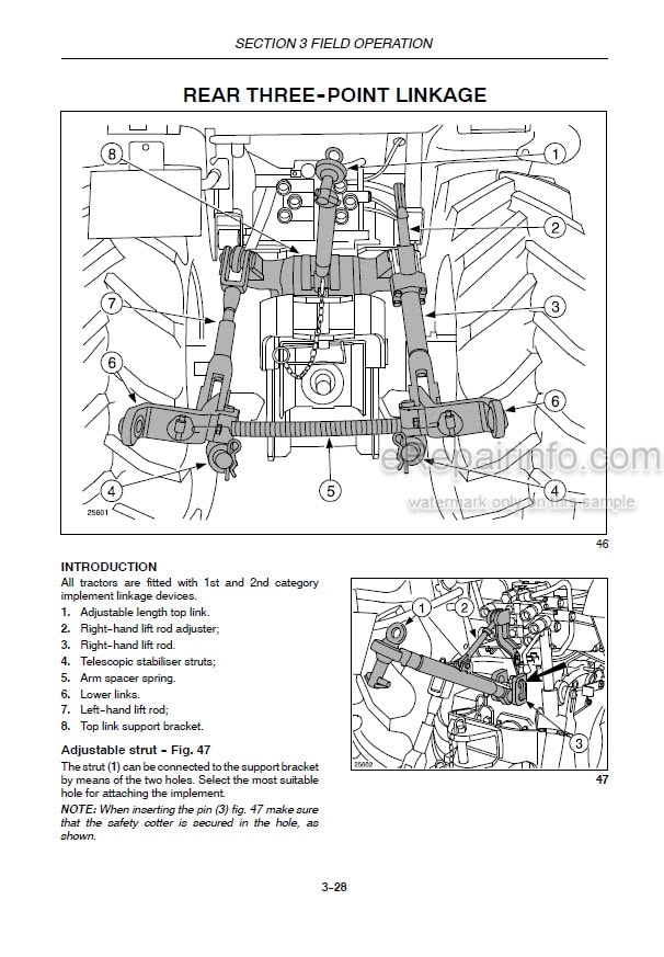 Photo 4 - New Holland T4030F T4040F T4050F Operators Manual Tractor