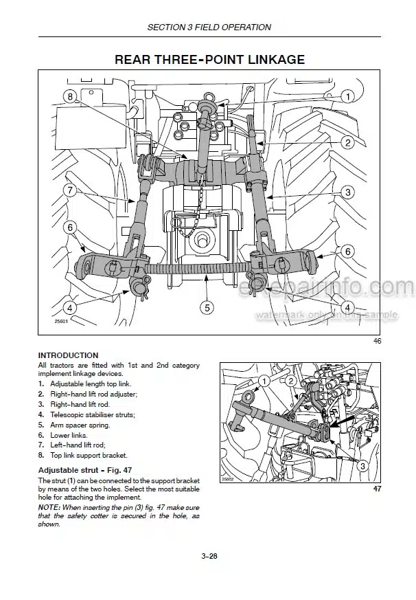 Photo 4 - New Holland T4030F T4040F T4050F Operators Manual Tractor