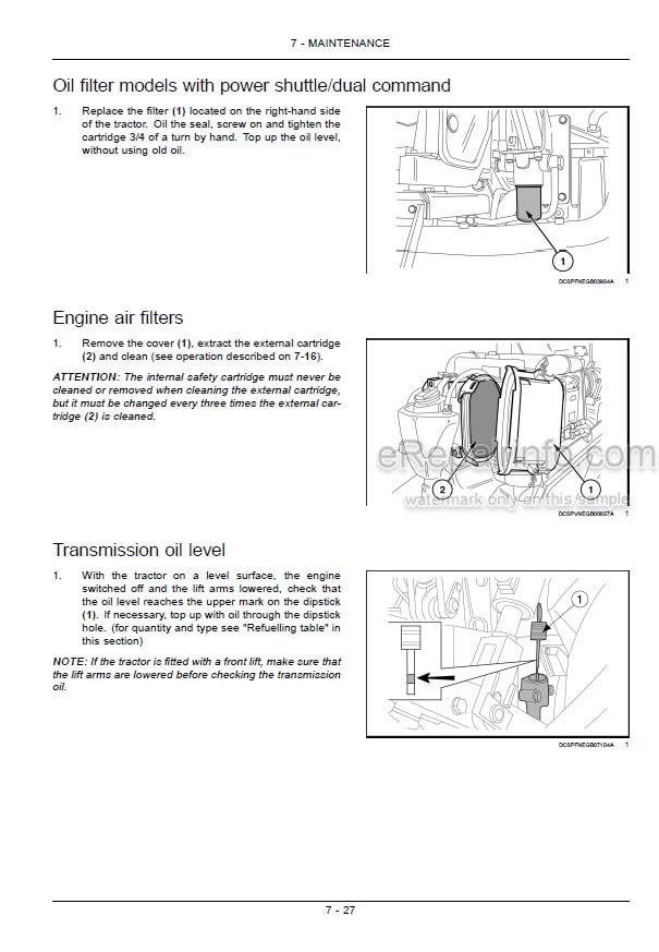 Photo 1 - New Holland T4030F T4040F T4050F T4060F Operators Manual Tractor