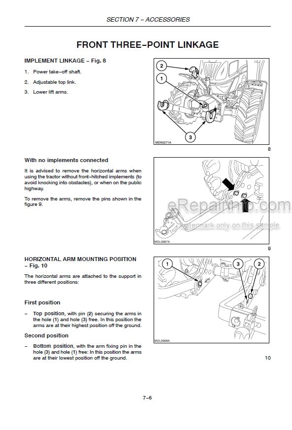 Photo 6 - New Holland T7030 T7040 T7050 T7060 Power Command Operators Manual Tractor
