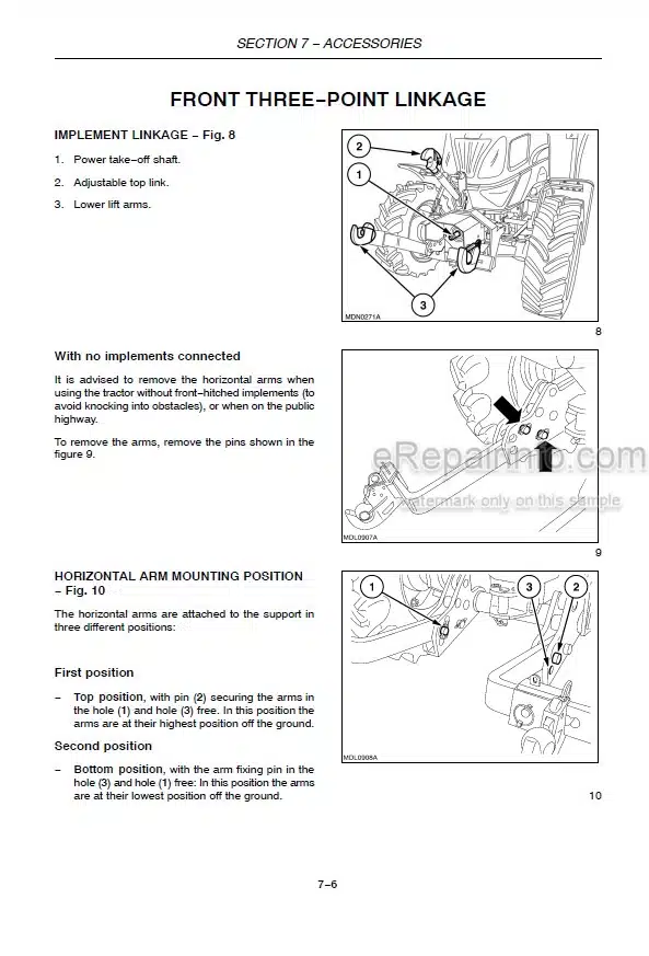 Photo 1 - New Holland T4030N T4040N T4050N Operators Manual Tractor