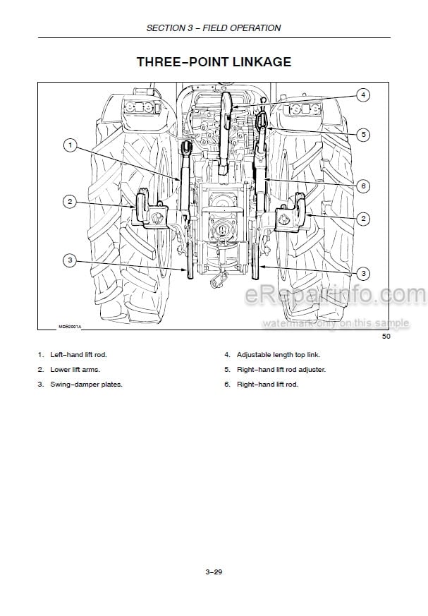 Photo 5 - New Holland T4030N T4040N T4050N Operators Manual Tractor