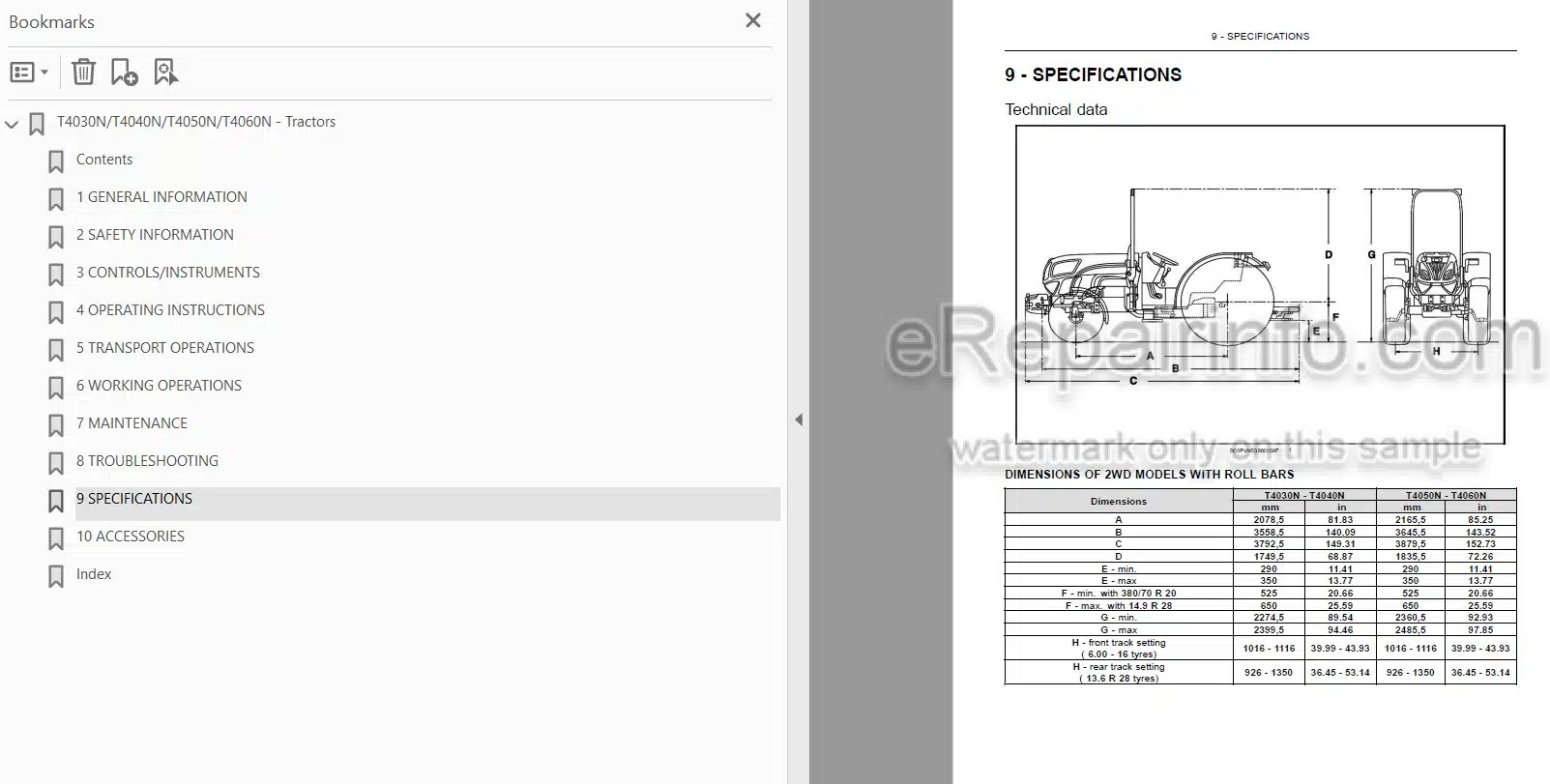 Photo 3 - New Holland T4030N T4040N T4050N T4060N Operators Manual Tractor