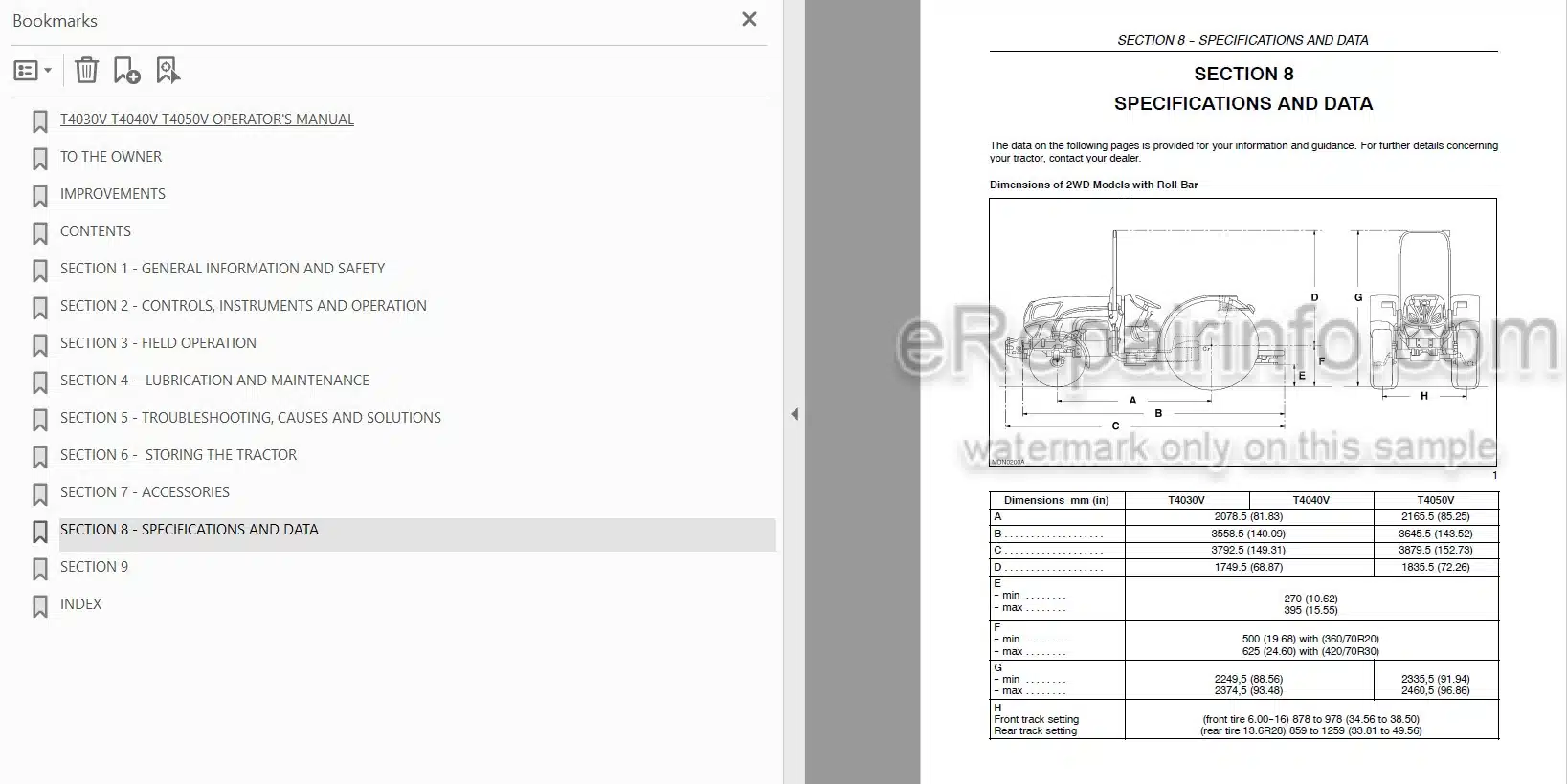 Photo 3 - New Holland T4030V T4040V T4050V Operators Manual Tractor 84188818