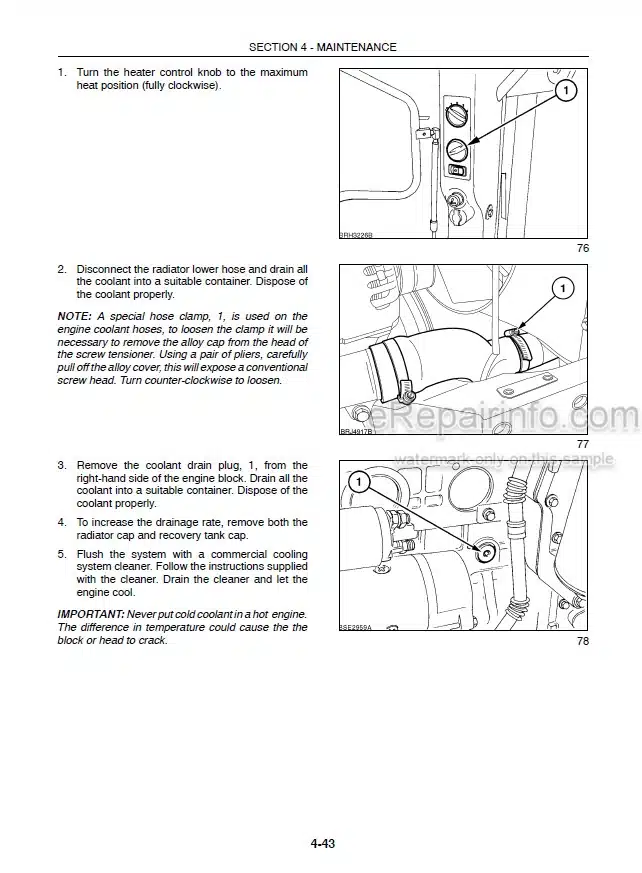 Photo 7 - New Holland T6020 T6040 T6060 Elite Operators Manual Tractor 82999297