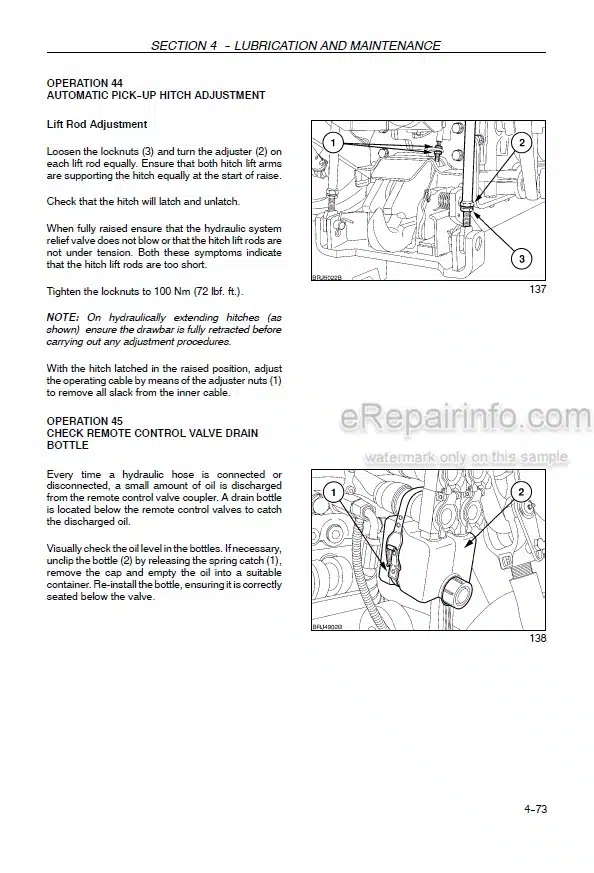 Photo 7 - New Holland T6030 T6050 T6070 T6080 T6090 Range Command Power Command Operators Manual Tractor