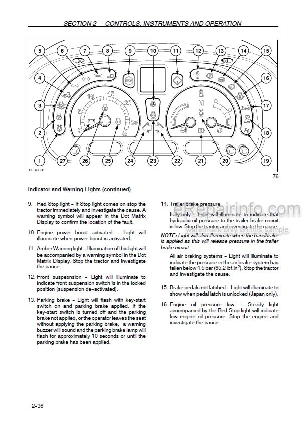 Photo 5 - New Holland T6030 T6050 T6070 T6080 T6090 Range Command Power Command Operators Manual Tractor