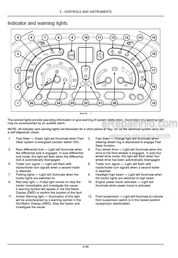 Photo 5 - New Holland T7.165S T7.175 T7.190 T7.210 Stage IV Operators Manual Tractor 47948875