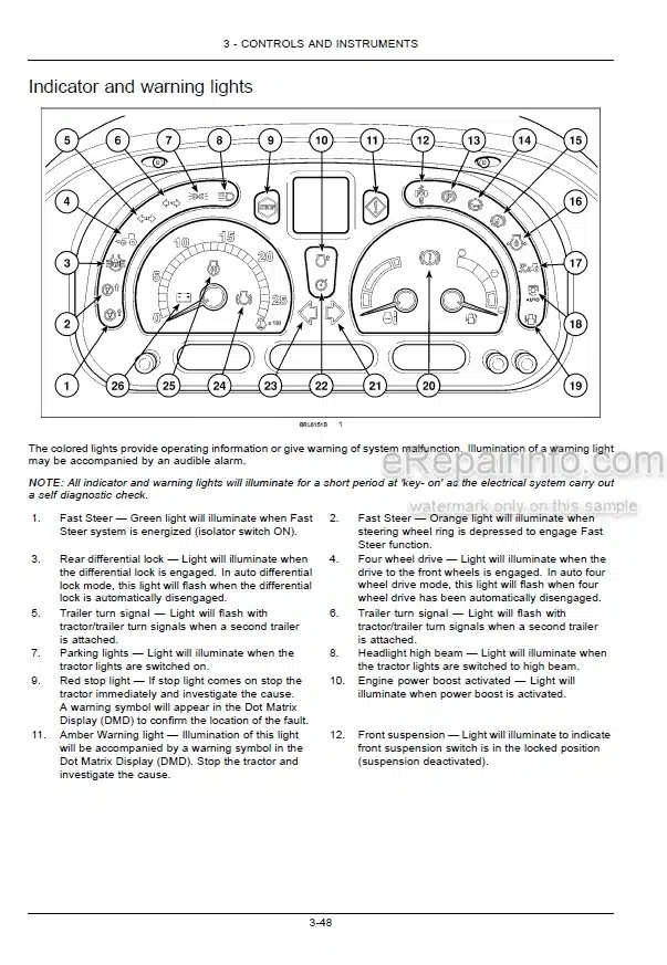 Photo 5 - New Holland T7.165S T7.175 T7.190 T7.210 Stage IV Operators Manual Tractor 47948875