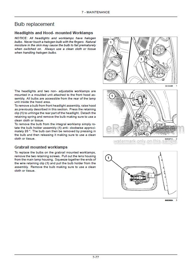 Photo 1 - New Holland T7030 T7040 T7050 T7060 Power Command Operators Manual Tractor