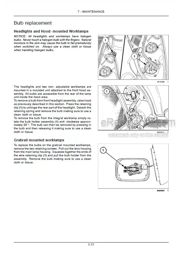 Photo 1 - New Holland T7030 T7040 T7050 T7060 Power Command Operators Manual Tractor