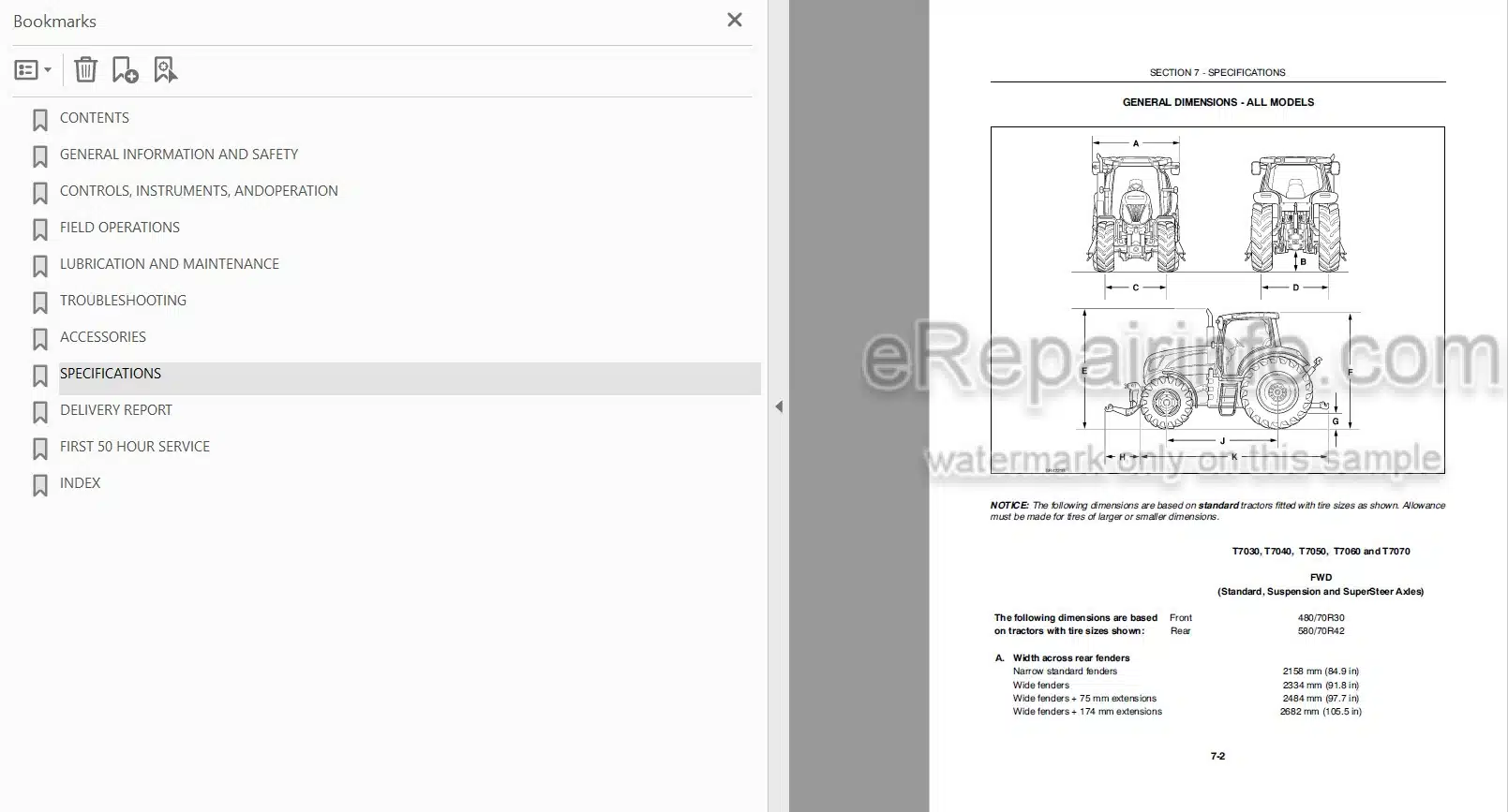 Photo 3 - New Holland T7030 T7040 T7050 T7060 T7070 Sidewinder II Armrest Operators Manual Tractor