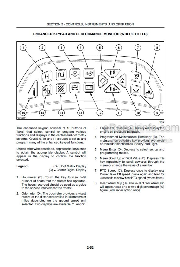 Photo 5 - New Holland T7030 T7040 T7050 T7060 T7070 Sidewinder II Armrest Operators Manual Tractor