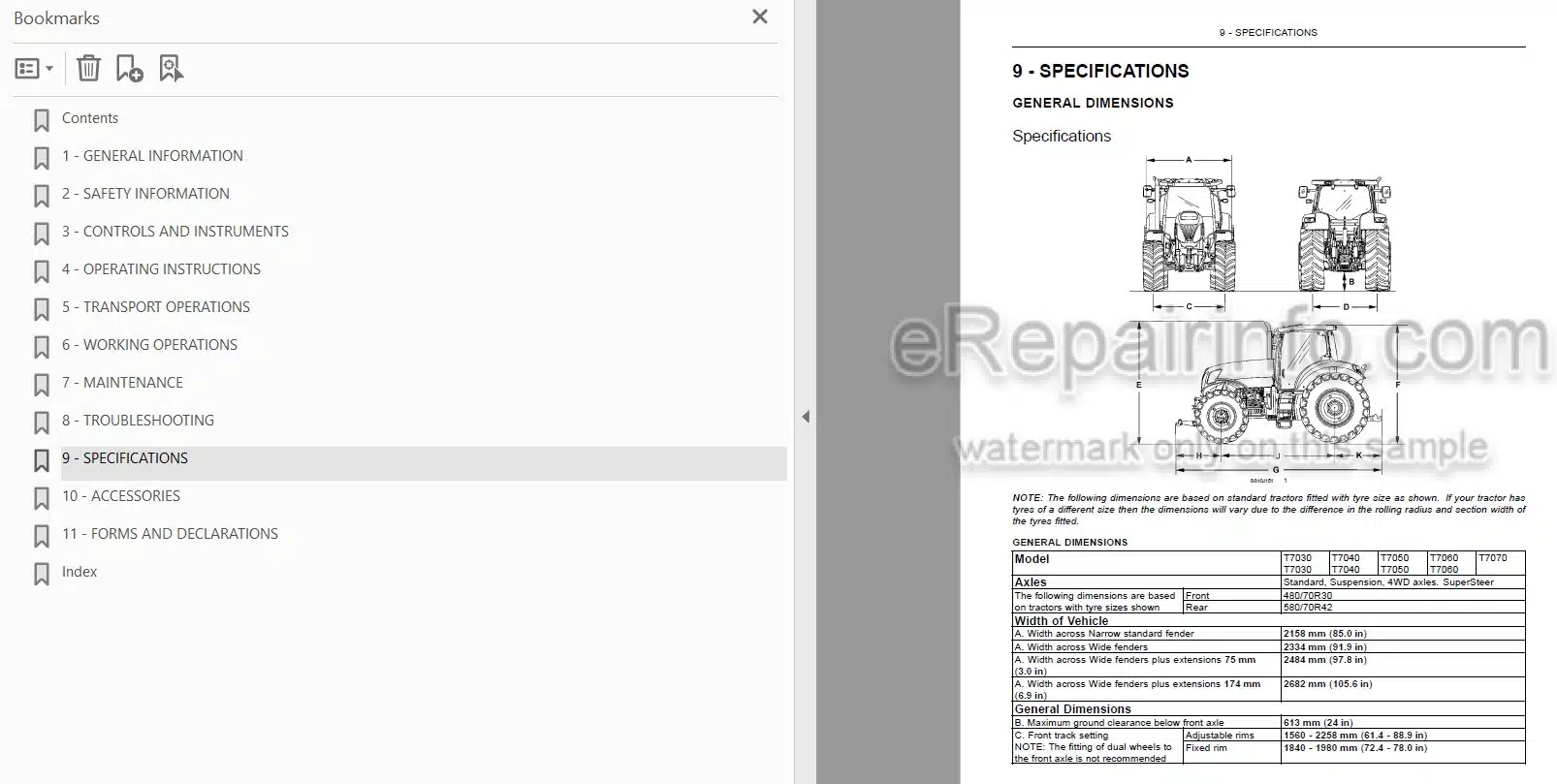 Photo 3 - New Holland T7030 T7040 T7050 T7060 T7070 Sidewinder II Auto Command And Power Command Operators Manual Tractor