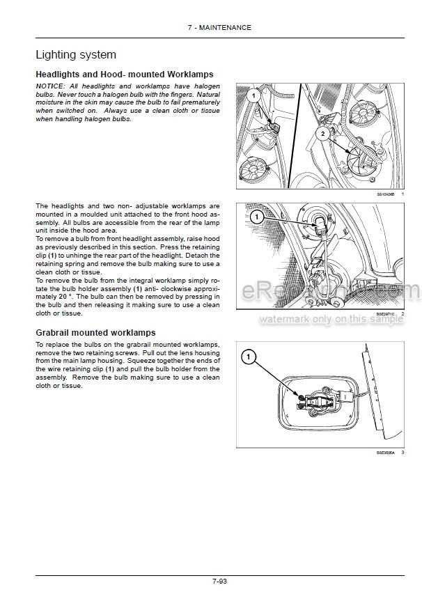 Photo 6 - New Holland TC21D Operators Manual Tractor 86597086