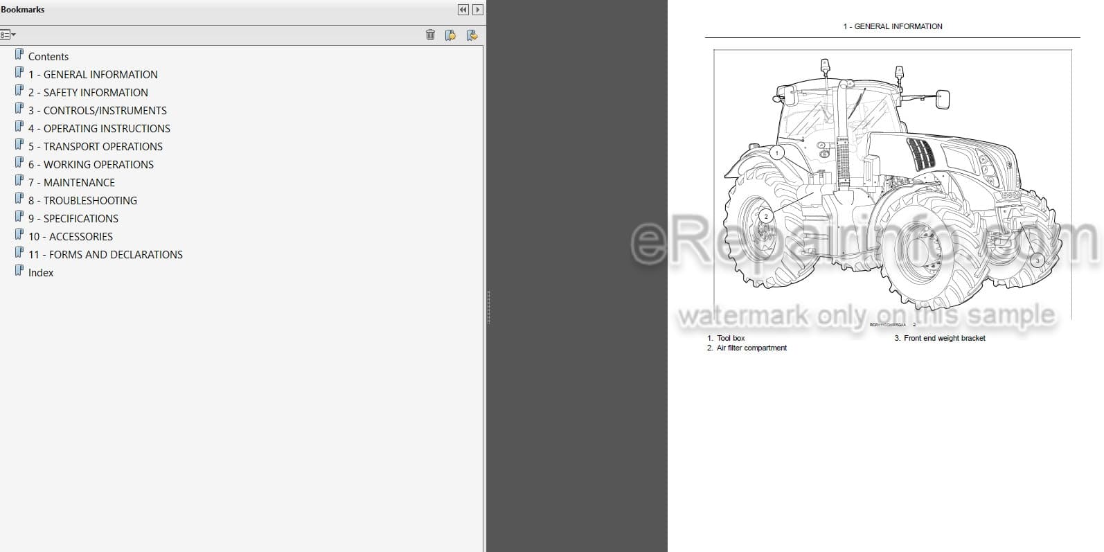 Photo 3 - New Holland T8.275 T8.300 T8.330 T8.360 T8.390 Operators Manual Tractor PIN ZBRC07000 and after