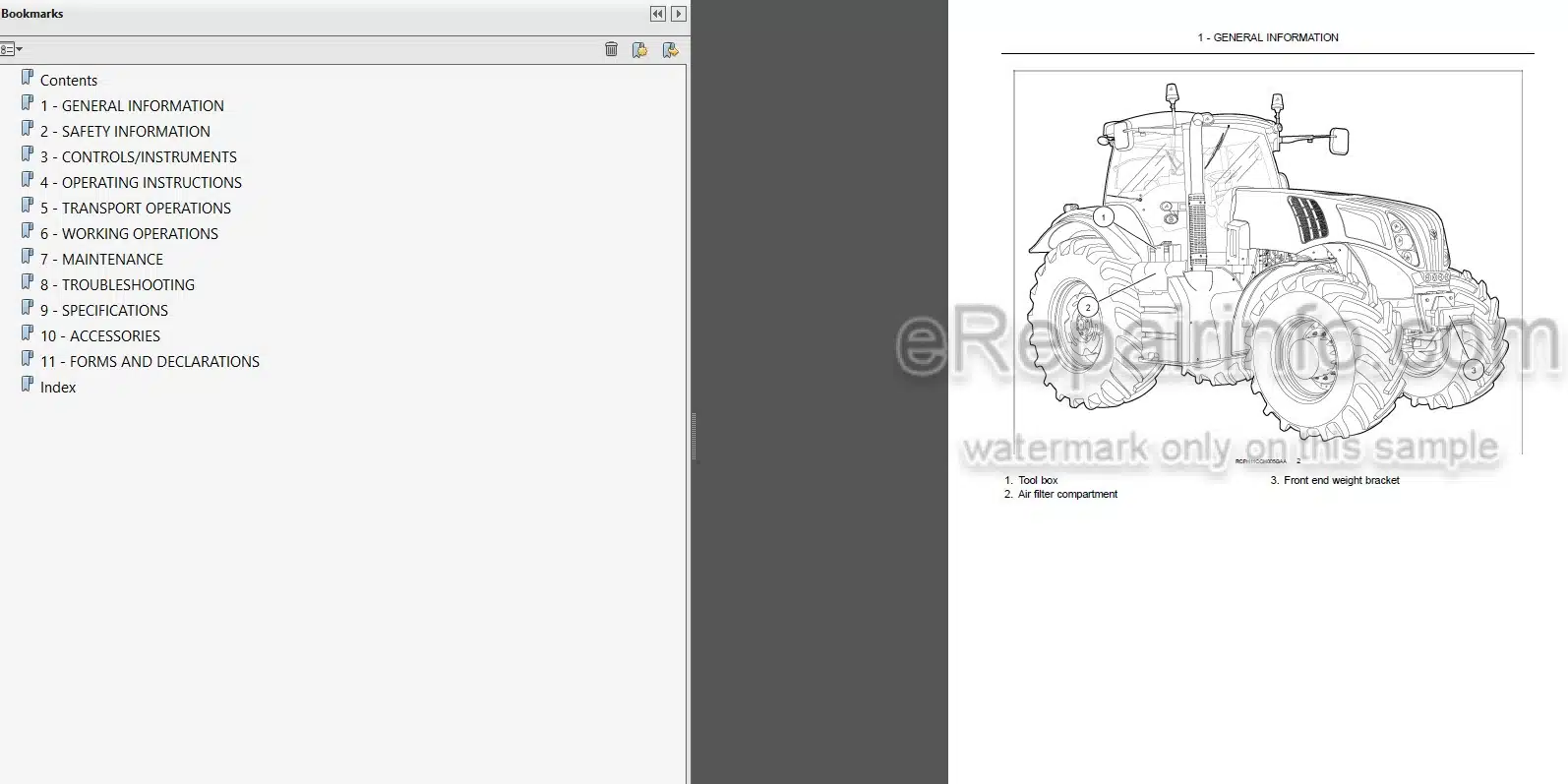Photo 3 - New Holland T8.275 T8.300 T8.330 T8.360 T8.390 Operators Manual Tractor PIN ZBRC07000 and after