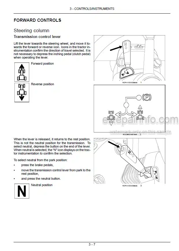 Photo 6 - New Holland T1510 Operators Manual Tractor 87711641