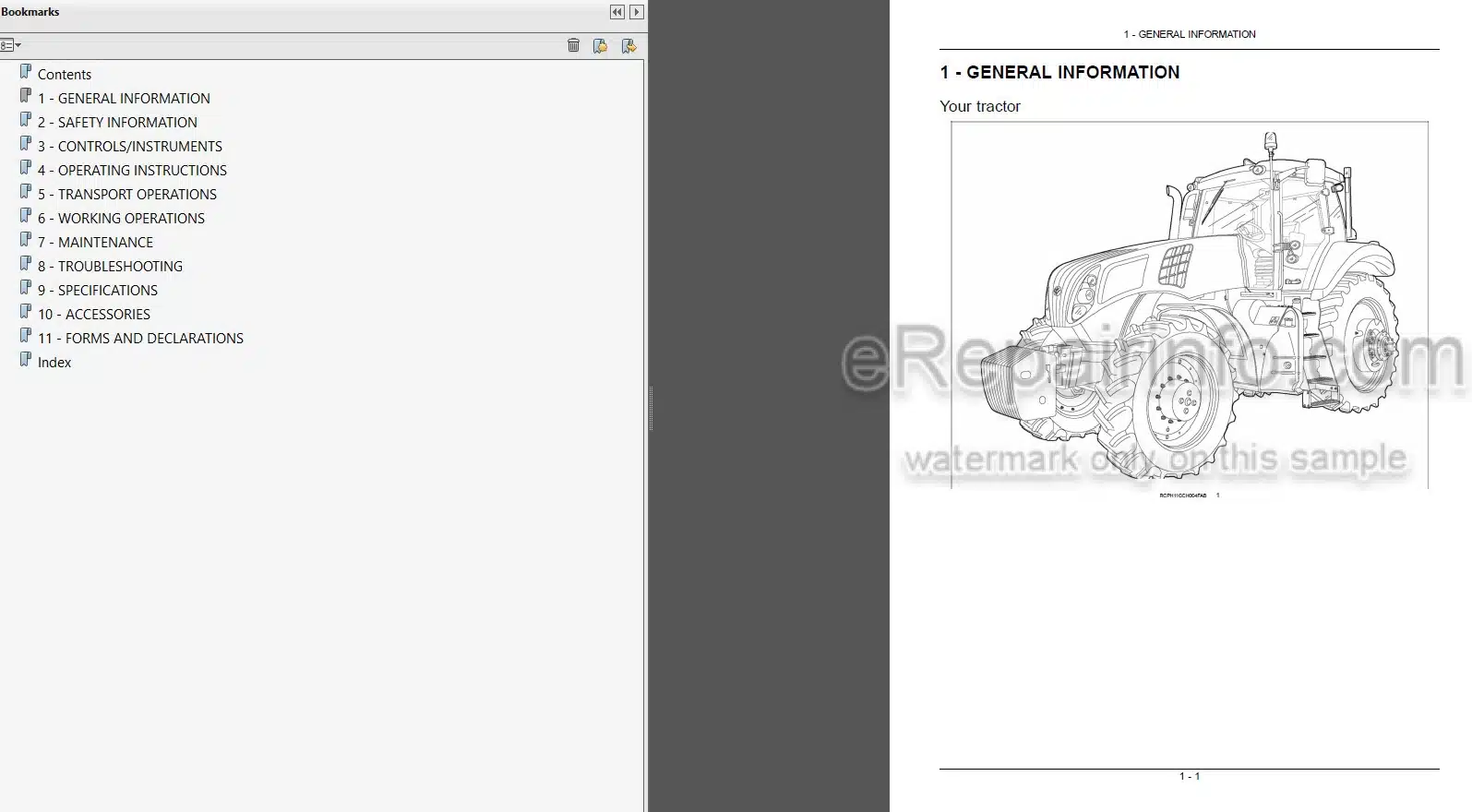 Photo 3 - New Holland T8.275 T8.300 T8.330 T8.360 T8.390 Operators Manual Tractor
